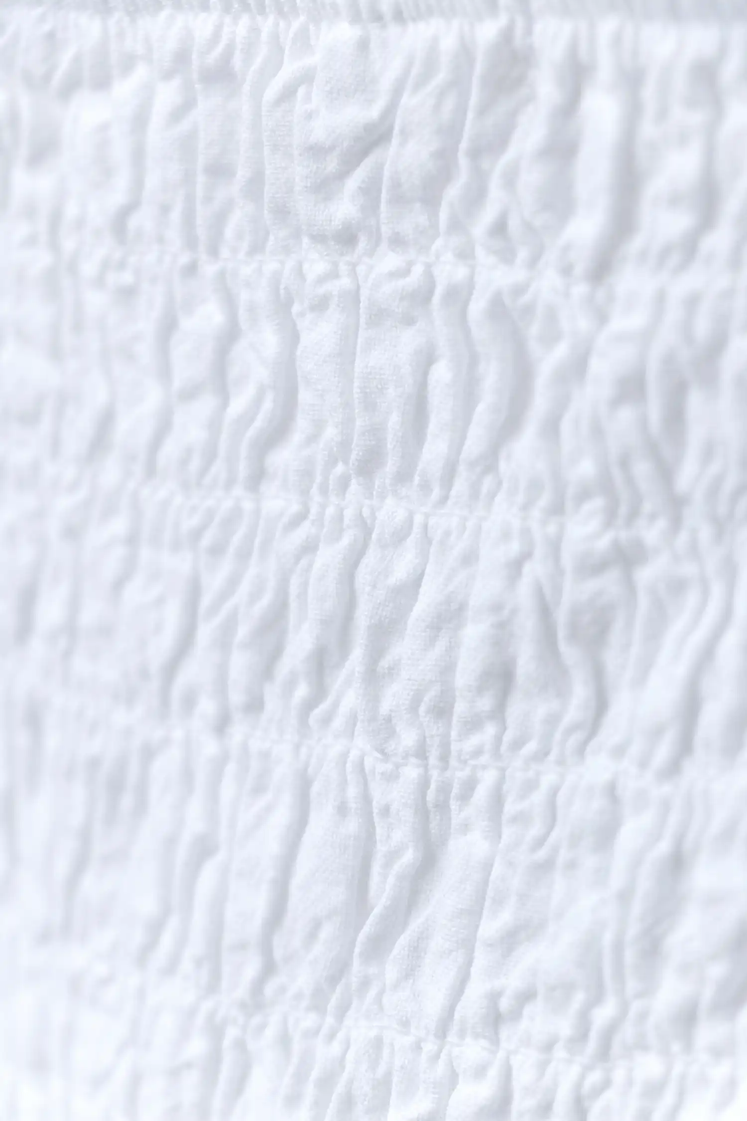 vestido ibicenco corto blanco vista detalle