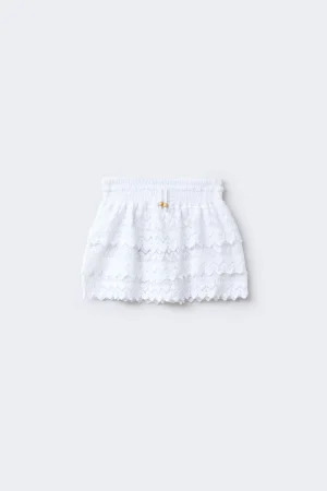 Shorts ibicencos blancos vista frontal