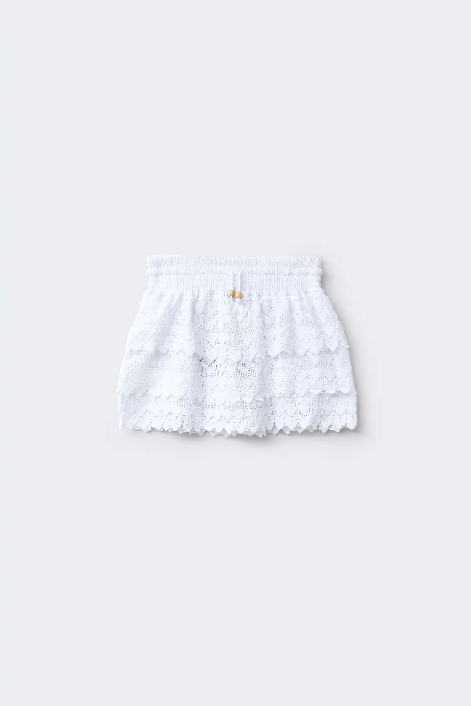 Shorts ibicencos blancos vista frontal
