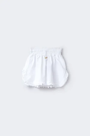Shorts ibicencos blancos vista frontal