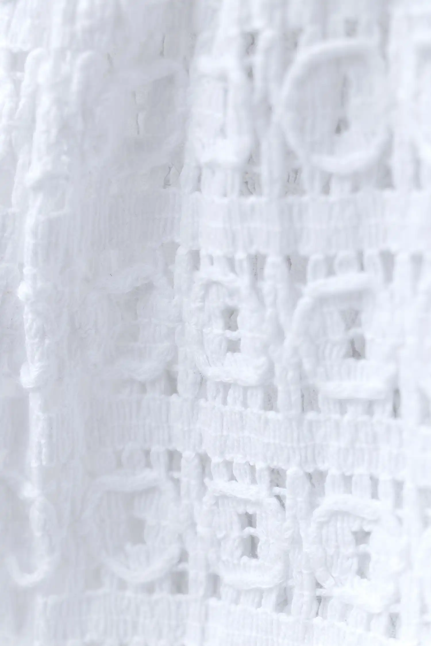 Top ibicenco blanco vista de detalle